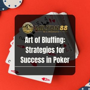 Milyon88 - Art of Bluffing Strategies for Success in Poker - Logo - Milyon88a