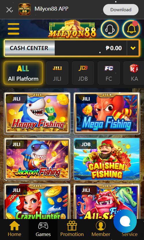 Milyon88 Fishing Game - milyon88a.com